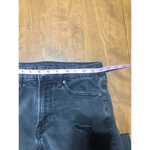 American Eagle Outfitters Black Slim Distressed Men's Jeans 29 X 30 - Picture 8 of 10